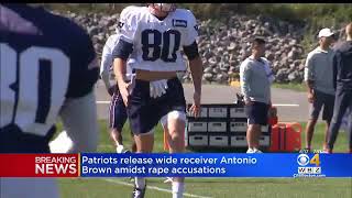 The New England Patriots Release Antonio Brown Amidst Rape Accusations
