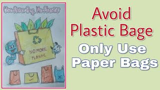 Drawing Tutorial : Avoid Plastic Bags / Use Only Paper Bages.1