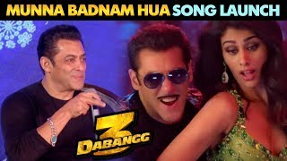 Salman Khan FUNNY Reaction On Being ITEM BOY In Munna Badnaam Hua Song
