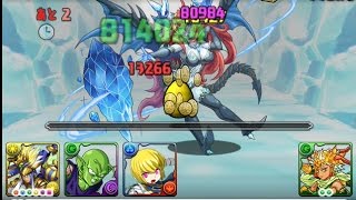 「パズドラ」ヘラ．イース 超地獄級 光ラーxヴィシュヌ【2体抜き】ノーコン