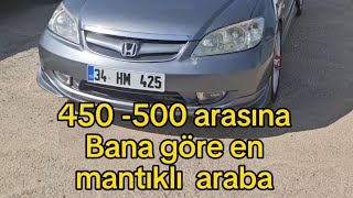 450 - 500 bin tl arasına en mantikli araba honda civic #covoc #honda #vtec #otomobil #civic