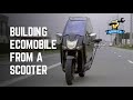 Making a futuristic motorcycle