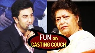 Ranbir Kapoor Reaction On Saroj Khan's Casting Couch Statement | SANJU TEASER LAUNCH