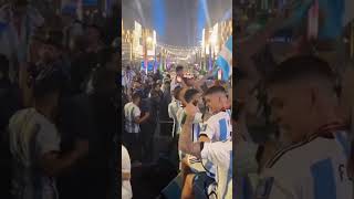 CRISTIAN ROMERO CELEBRATES WINNING THE WORLD CUP: Argentina Parade in Qatar After Victory v France