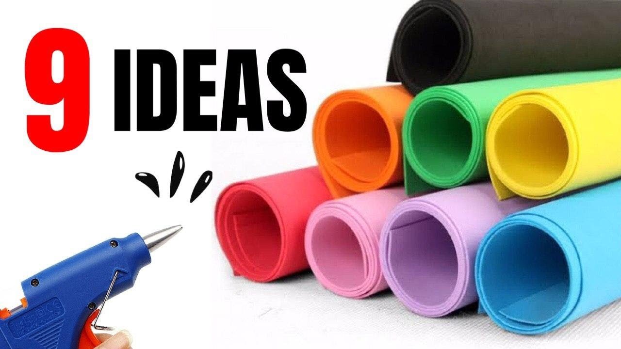 9 AMAZING FOAM SHEET DIY CRAFT IDEAS | AMAZING DIYS WITH FOAM - YouTube