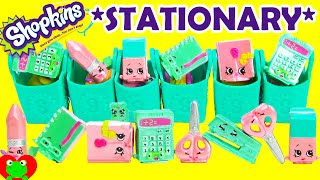 Shopkins SEASON 3 Unboxing 6 12 Packs with POLISHED PEARL Stationary