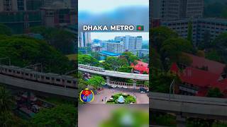Dhaka Metro 🇧🇩 Bangladesh Metro Rail Drone View - Bangladesh Edit