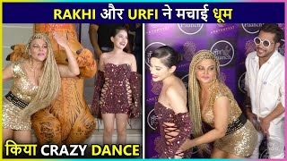 Rakhi Sawant  & Urfi Javed On Fire | Does Crazy Dance | Video Goes Viral