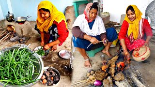 🥗देसी खान पान // ❄️ठंड में गांव का खाना गरम गरम🍱 // 🌞Morning Breakfast Routine Village Natural Life