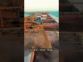 bulk carrier ship 🚢 cargo loading in port 🇲🇷 shorts viral ship merchantnavy shortvideo