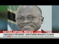 president magufuli s death vp samia suluhu states what killed him