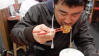 まるい飯店　餃子定食ダブルと唐揚げ定食