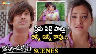 Varun Sandesh Struggles To Meet Shweta Basu | Kotha Bangaru Lokam Telugu Movie | Brahmanandam