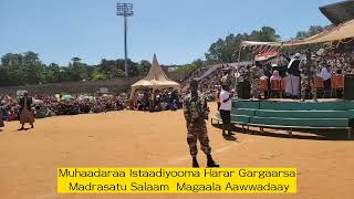 MUHAADARAA ISTAADIYOOMA HARAR GARGAARSA MADRASATU SALAAM MAGAALA Aawwadaay#oromo #nasheed #lammii