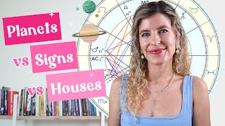 Planets vs Signs vs Houses in Astrology: Learn what the Differences are✨ (Explained for Beginners)