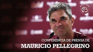 Conferencia de MAURICIO PELLEGRINO antes de LANÚS vs. GIMNASIA LP