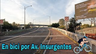 Pedaleando sobre Av. Insurgentes 🚴‍♂️