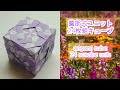 【24枚組】薗部バリエーション①-9 折り紙キューブ origami cube 24 sonobe units