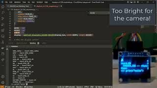 The Adafruit CircuitPython drivers auto replicates the REPL to the first display you enable Try #2