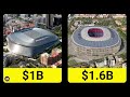 new bernabeu vs new camp nou stadiums compared in details