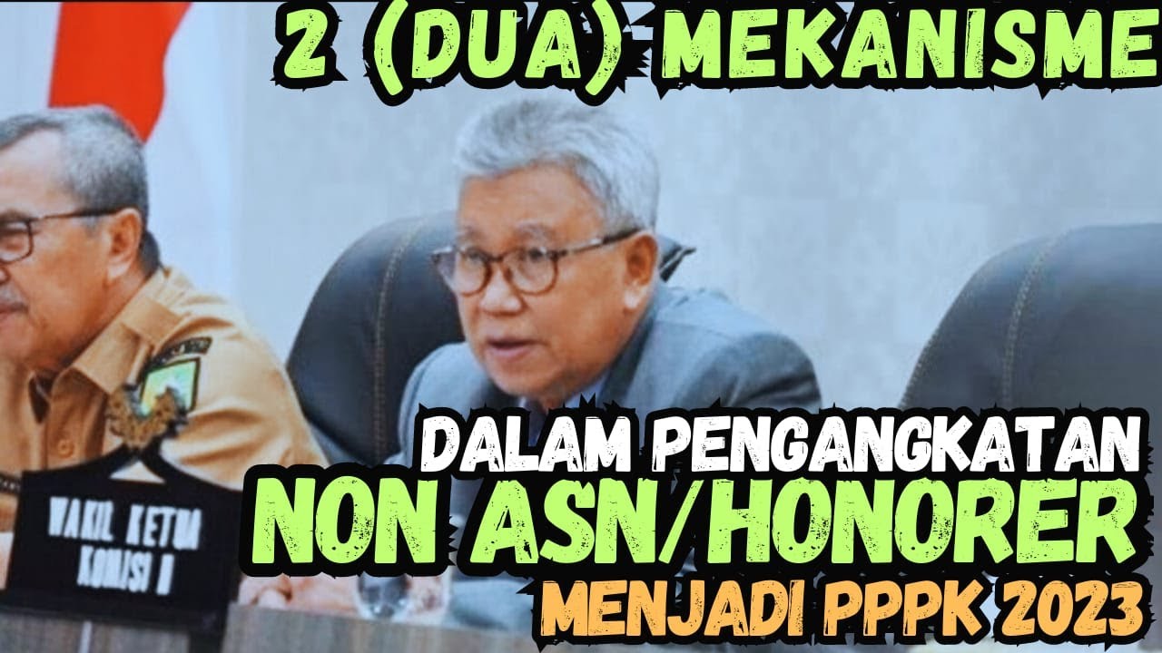 2 (Dua) Mekanisme DPR RI & MENPAN RB Untuk Solusi Tenaga Non ASN ...