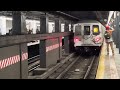 mta exclusive r46 g train with f sign action at hoyt schermerhorn streets station 1 18 2025