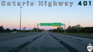 Ontario Highway 401 WB - Kingston to Toronto - October, 2024