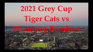 Grey Cup 2021 Hamilton Tiger Cats Vs Winnipeg Blue Bombers CFL  #Crowds Highlight
