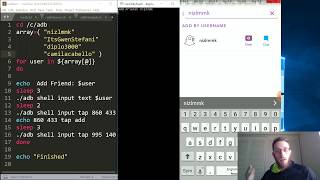 Making Snapchat Add Viewers Bot with Simple ADB and Shell Scripts!