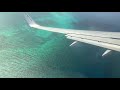 amazing flight land in aruba 🇦🇼 queen beatrix international airport