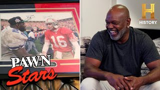 Cowboys Star Emmitt Smith Authenticates Signature Do America (Season 2) | Pawn Stars