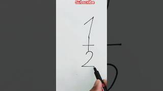 easy number 1+2 drawing | how to drawing mouse with no | mouse drawing #shorts#drawing#art#viral