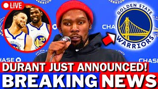 URGENT NEWS! KEVIN DURANT ANNOUNCED AT WARRIORS! STAR CONFIRMS COMEBACK? GOLDEN STATE WARRIORS NEWS