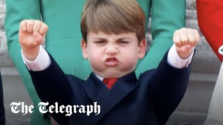 Prince Louis once again steals the show on Buckingham Palace balcony at Trooping the Colour 2023