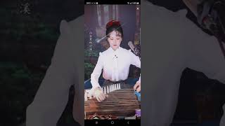 古筝美女 王净闻 凤皇婵 直播 20230309 #guzheng #wangjingwen #古筝 #三月里的小雨