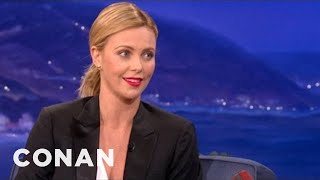Charlize Theron On Her Creepy Charity Blind Date | CONAN on TBS
