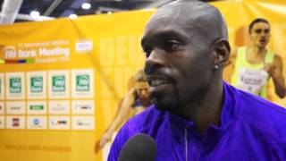 Churandy Martina (NED) after 5th place in 60m vault in Düsseldorf