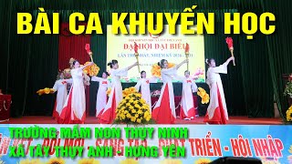 Múa BÀI CA KHUYẾN HỌC | Trường Mầm Non Thụy Ninh, xã Tây Thụy Anh