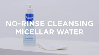 Mom Hacks:  How to Apply No-rinse Cleansing Micellar Water for Babies with Normal Skin | Mustela