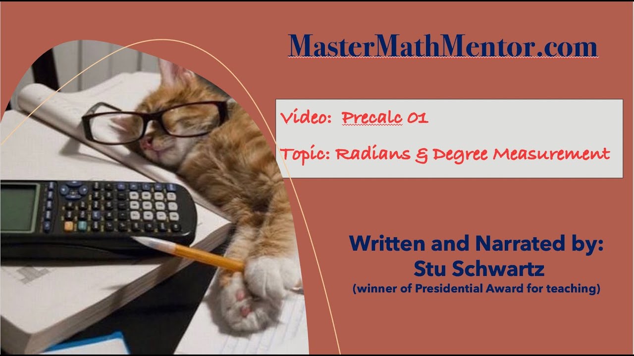 Mastermathmentor Precalc01 Angle Measurement Youtube