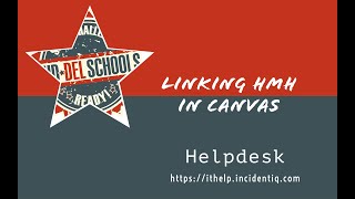 HMH in Canvas
