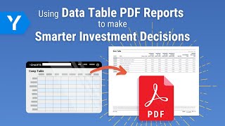 Spotlight: Data Table PDF Reports