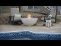 The Outdoor GreatRoom Company White Cove Gas Fire Pit Bowl