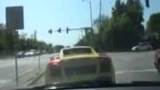 Lamborghini crashes after car show