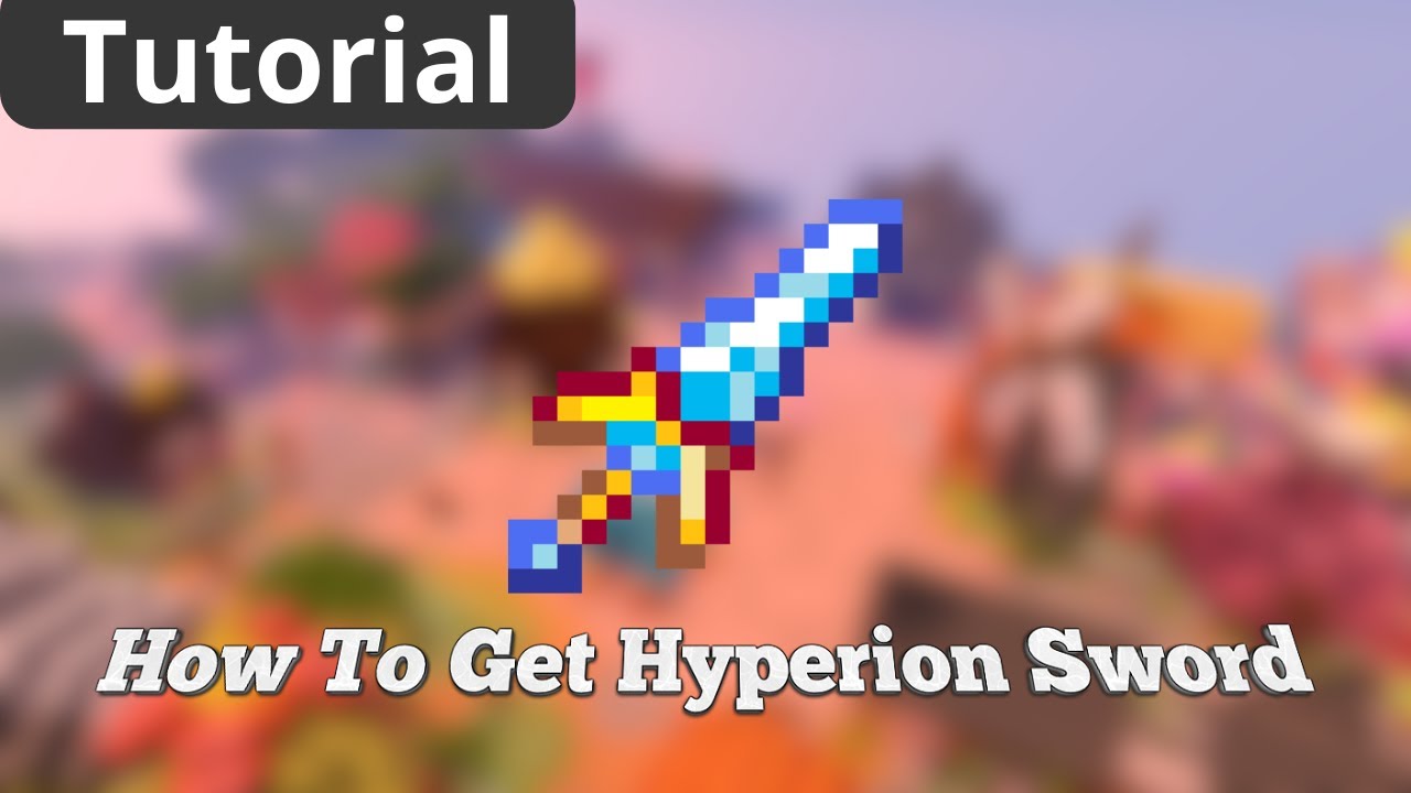 How To Get Hyperion In Hypixel Skyblock Youtube