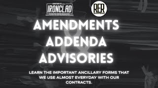 Mastering Amendments, Addenda & Ancillary Forms | CAR Forms Explained Simply