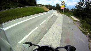 Hausstrecke im Stubaital mit Gsxr 1000 K6 (GoPro HD)