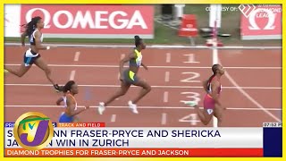 Shelly-Ann Fraser-Pryce & Shericka Jackson Win in Zurich