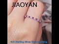 925 sterling silver lab diamond stackable rings