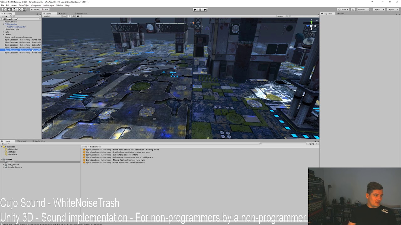 Video Tutorial Audio In Unity Explained For Sound Designers With No